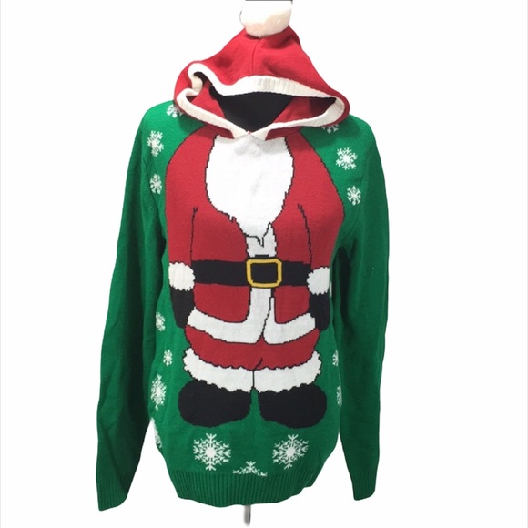 red santa sweater